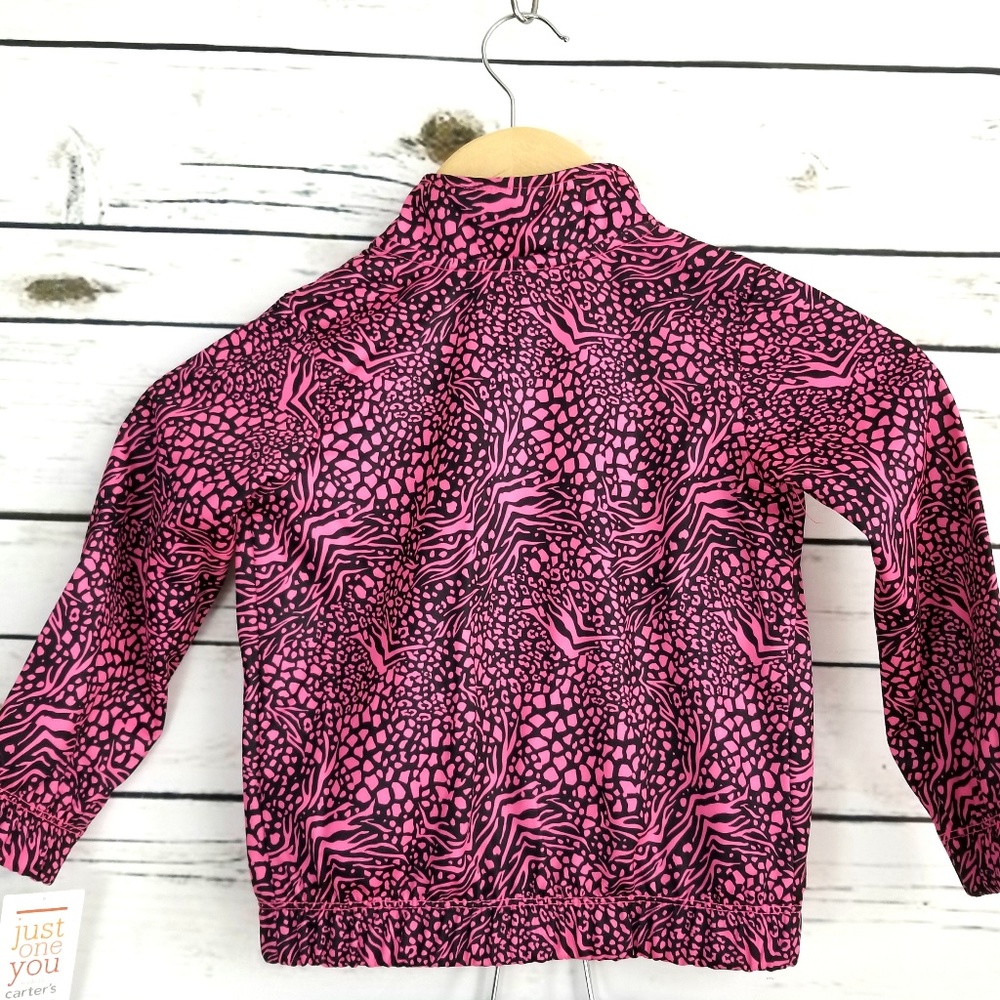 Carters 3T Jacket Pants Outfit Pink Black - Picture 4 of 5